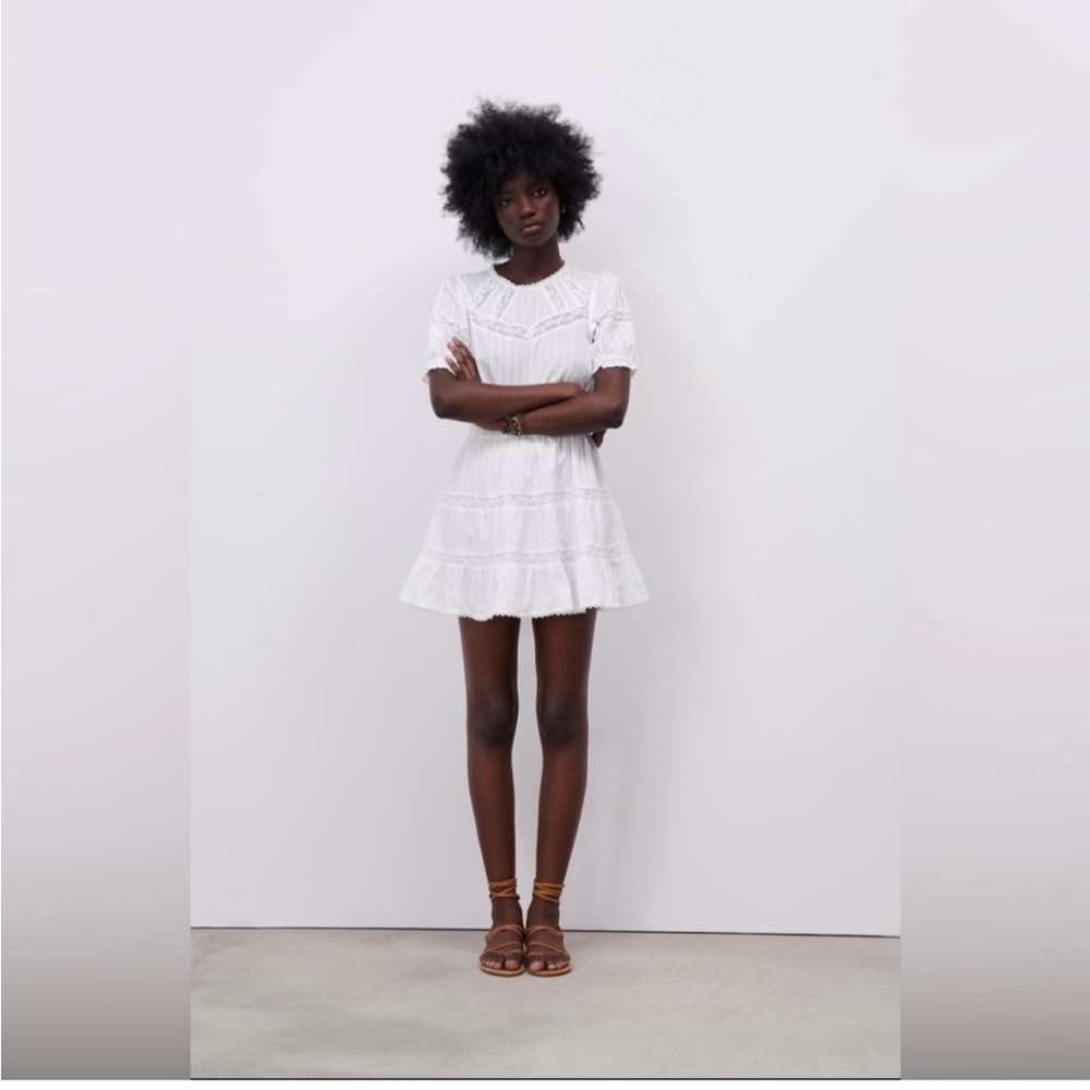 White Zara mini  Dress